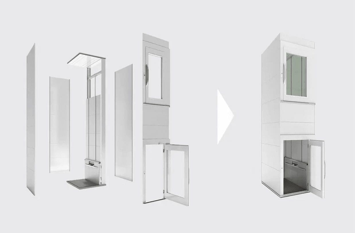 Ready made goods lifts